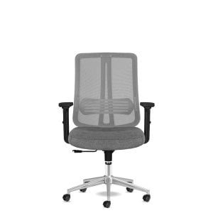 Spark Başlıksız Gri Krom Çalışma Koltuğu