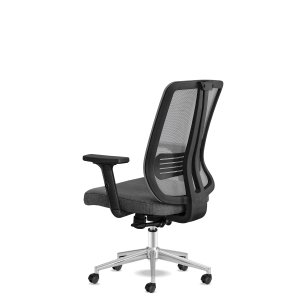 Spark Başlıksız Gri Krom Çalışma Koltuğu