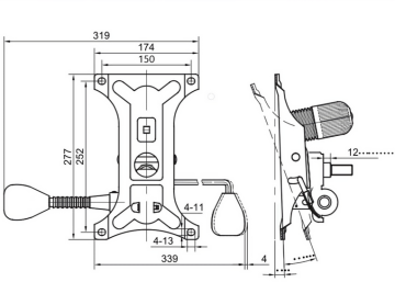 Çift Kollu Tilt Mekanizma