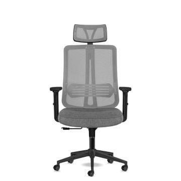 Spark Başlıklı Gri Siyah Çalışma Koltuğu