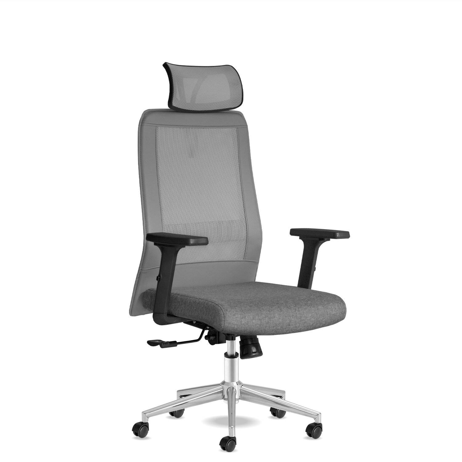 Kolto Başlıklı Gri Çalışma & Yönetici Koltuğu