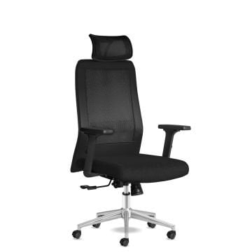 Kolto Başlıklı Siyah Çalışma & Yönetici Koltuğu