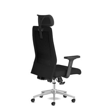 Kolto Başlıklı Siyah Çalışma & Yönetici Koltuğu