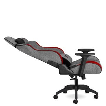 Supra SP Gri Kırmızı Profesyonel Kumaş Oyuncu Koltuğu