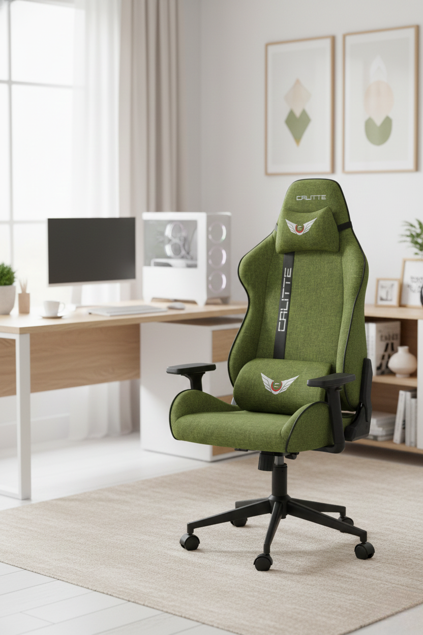 Breeze BRZ Yeşil Profesyonel Kumaş Oyuncu Koltuğu