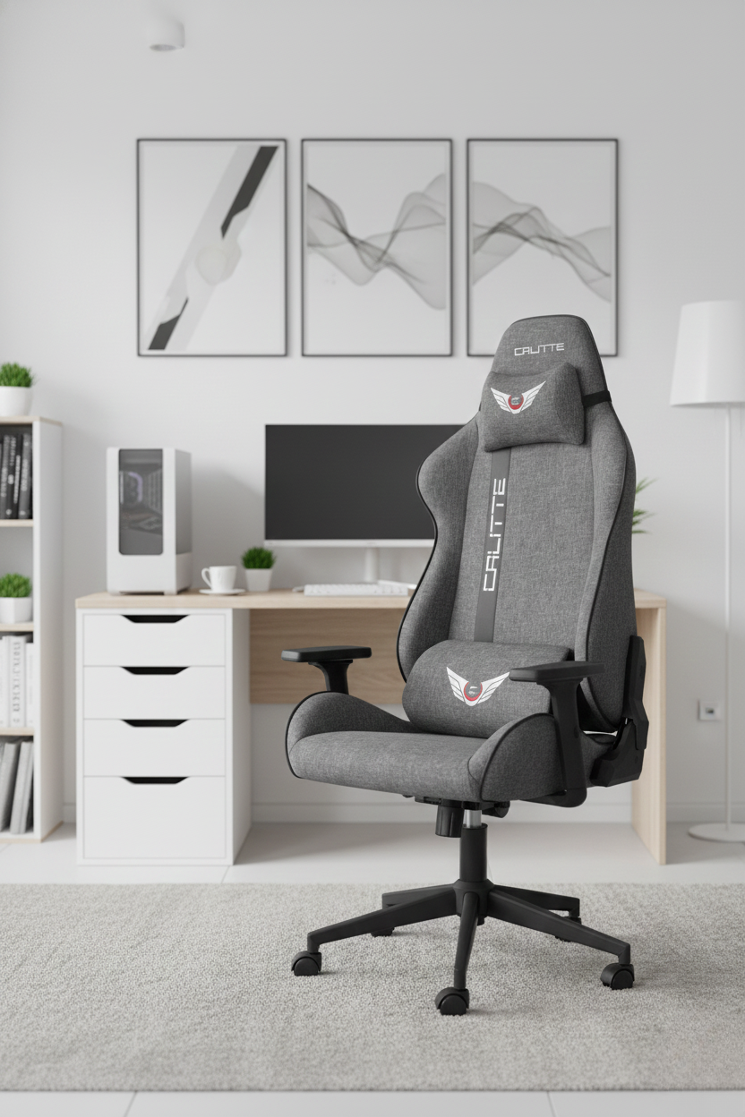 Breeze BRZ Gri Profesyonel Kumaş Oyuncu Koltuğu