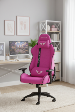 Breeze BRZ Pembe Profesyonel Kumaş Oyuncu Koltuğu