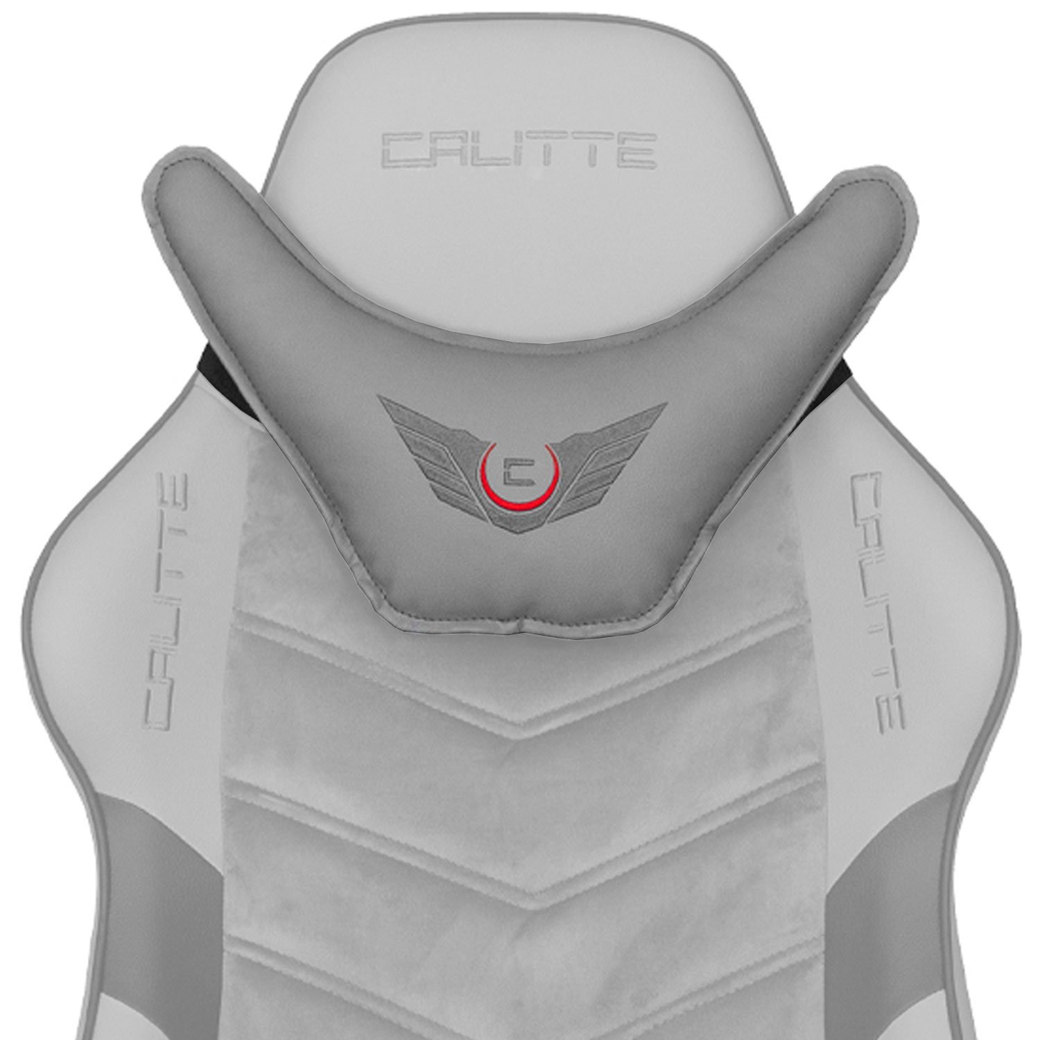 Gri Uzay Stil Ergonomik Boyun Yastığı - Oyuncu, Çalışma, Araç Koltuğuna Uyumludur