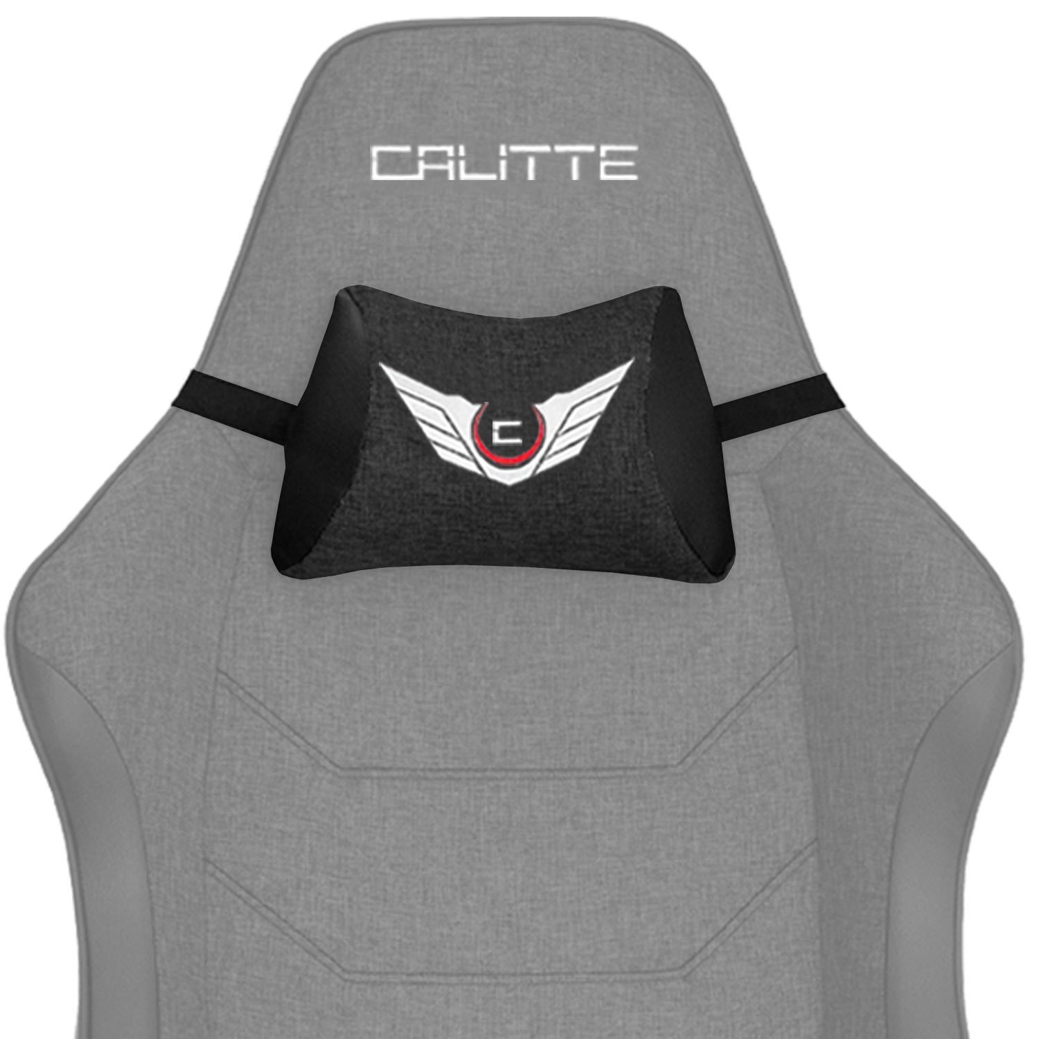 Klasik Siyah Ergonomik Kumaş Boyun Yastığı - Oyuncu, Çalışma, Araç Koltuğuna Uyumludur