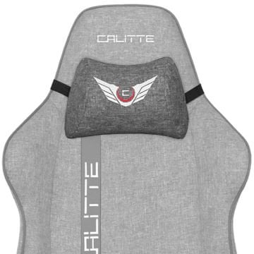 Klasik Gri Ergonomik Kumaş Boyun Yastığı - Oyuncu, Çalışma, Araç Koltuğuna Uyumludur